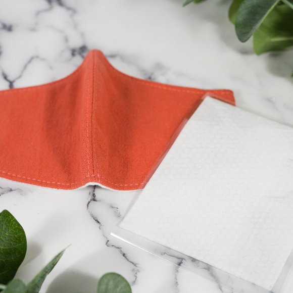 4 layers filter pocket handmade cotton face mask - Picture 5 of 5